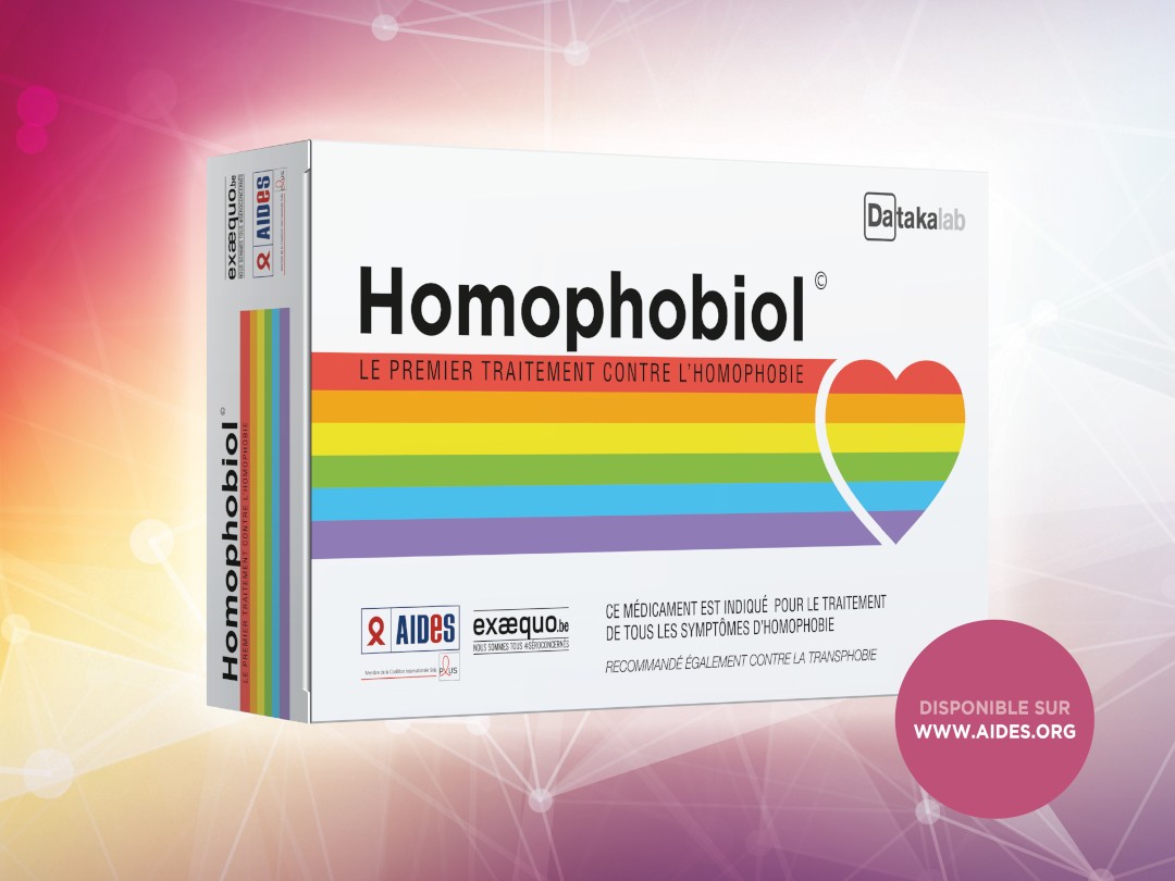 Homophobiol, médicament soignant l'homophobie
